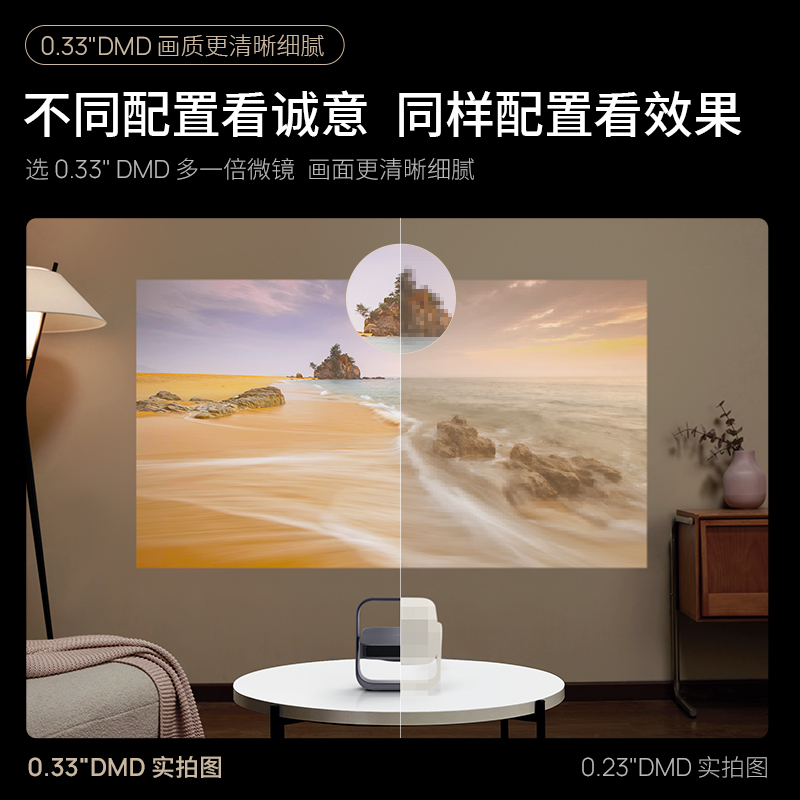 极米Z7X 高亮版 投影仪家用 轻薄投影